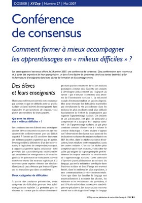 conférence consensus